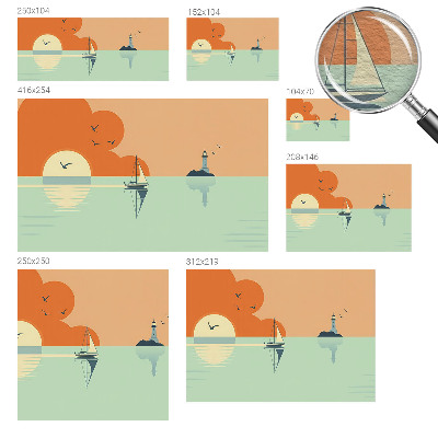 Fototapet modern la comandă Flori de iris