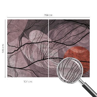 Fototapet vlies pe perete Detalii despre plante