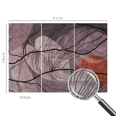 Fototapet vlies pe perete Detalii despre plante