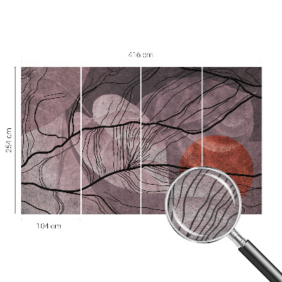 Fototapet vlies pe perete Detalii despre plante