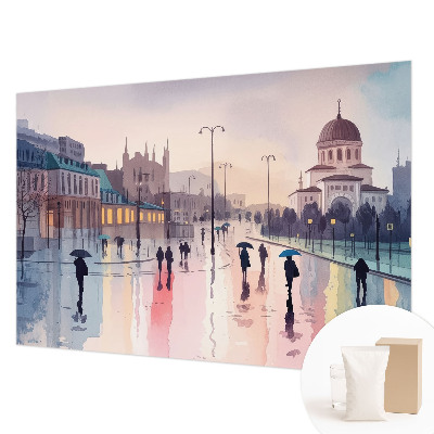 Fototapet la comandă pentru dormitor Alpinist singuratic