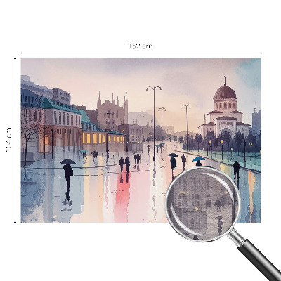 Fototapet la comandă pentru dormitor Alpinist singuratic