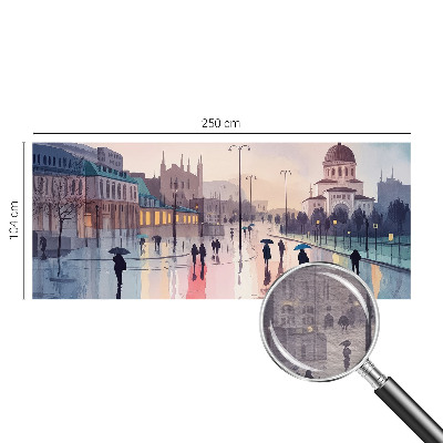 Fototapet la comandă pentru dormitor Alpinist singuratic