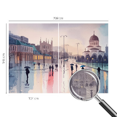 Fototapet la comandă pentru dormitor Alpinist singuratic