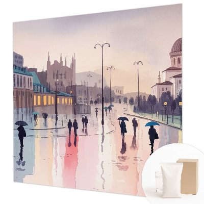 Fototapet la comandă pentru dormitor Alpinist singuratic