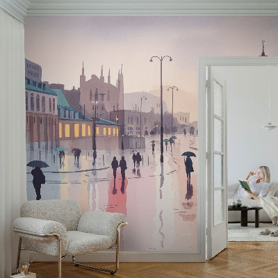 Fototapet la comandă pentru dormitor Alpinist singuratic