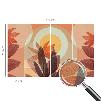 Fototapet vlies pe perete Peisaj împădurit