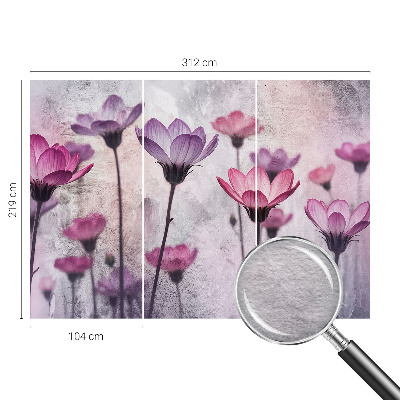 Fototapet vlies pentru living Maiestate florală