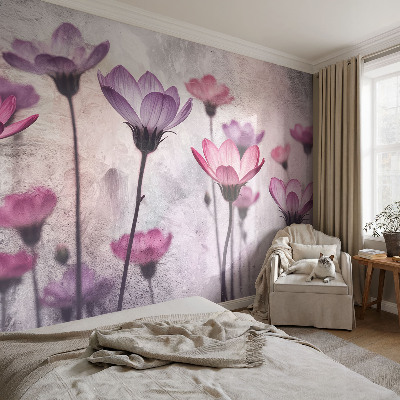 Fototapet vlies pentru living Maiestate florală