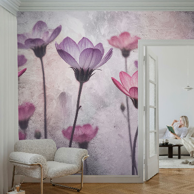 Fototapet vlies pentru living Maiestate florală