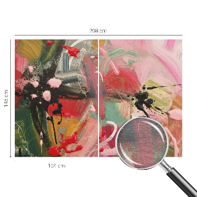 Fototapet modern la comandă Valuri albastre