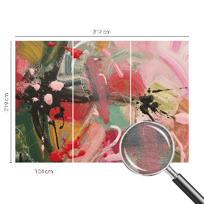 Fototapet modern la comandă Valuri albastre