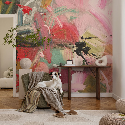 Fototapet modern la comandă Valuri albastre