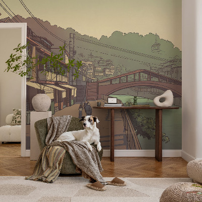 Fototapet la comandă pentru living Forme oceanice