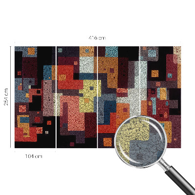 Fototapet la comandă pentru dormitor Copaci misterioși