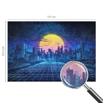 Fototapet pentru dormitor O expoziție colorată