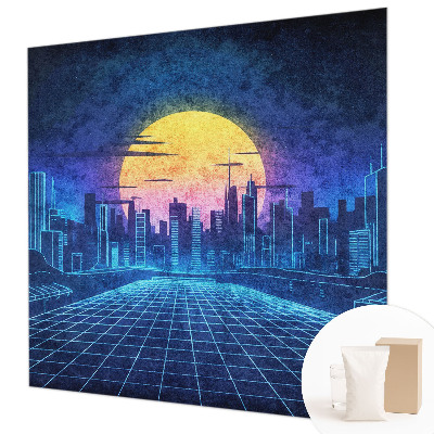 Fototapet pentru dormitor O expoziție colorată