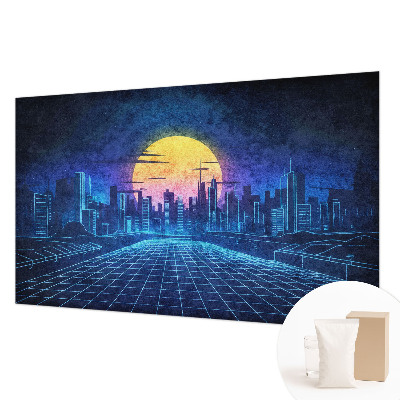 Fototapet pentru dormitor O expoziție colorată