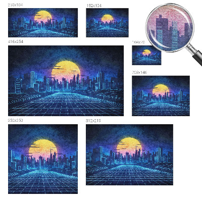 Fototapet pentru dormitor O expoziție colorată