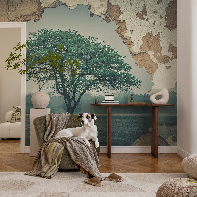 Fototapet vlies pentru living Plasă de dantelă