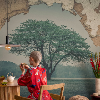 Fototapet vlies pentru living Plasă de dantelă