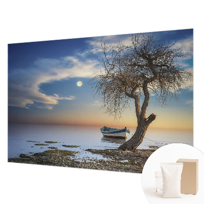 Tapet foto pe vlies Triunghiuri violet