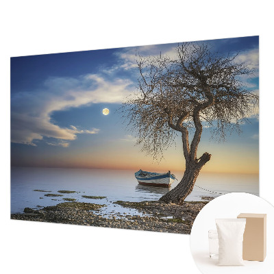 Tapet foto pe vlies Triunghiuri violet