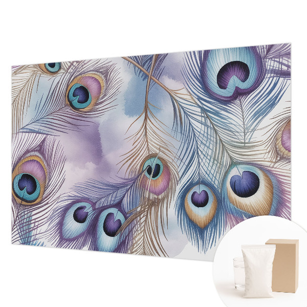 Fototapet vlies pentru dormitor Frunze delicate