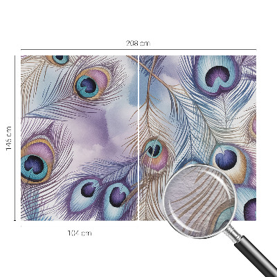 Fototapet vlies pentru dormitor Frunze delicate