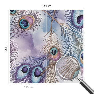 Fototapet vlies pentru dormitor Frunze delicate