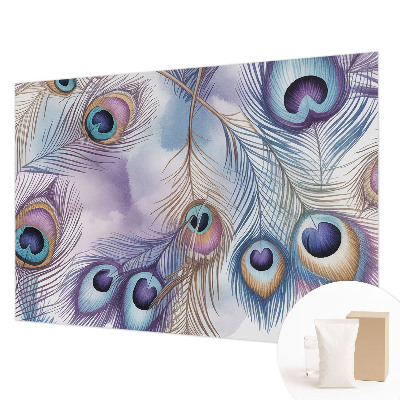 Fototapet vlies pentru dormitor Frunze delicate