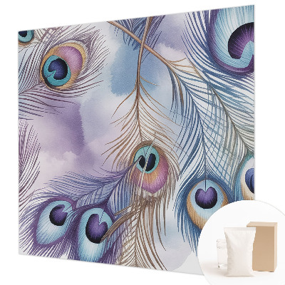 Fototapet vlies pentru dormitor Frunze delicate