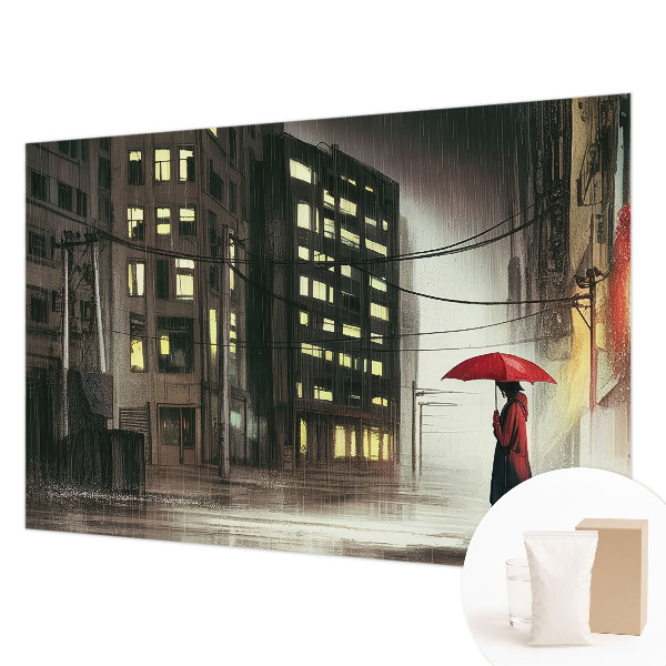 Tapet foto decorativ Păsări și crini