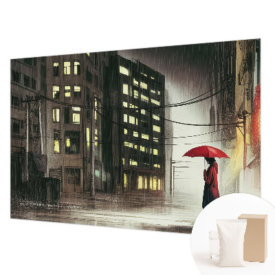 Tapet foto decorativ Păsări și crini