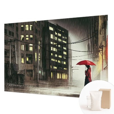 Tapet foto decorativ Păsări și crini