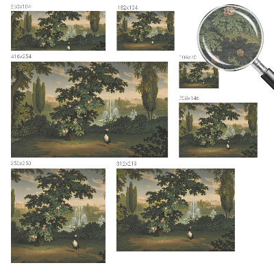 Fototapet modern la comandă Delicatese umede