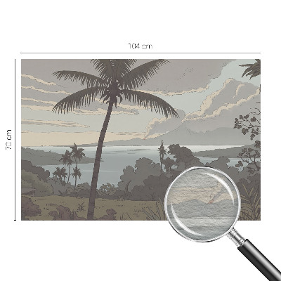 Fototapet decorativ pe perete Oază tropicală