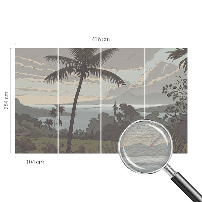 Fototapet decorativ pe perete Oază tropicală