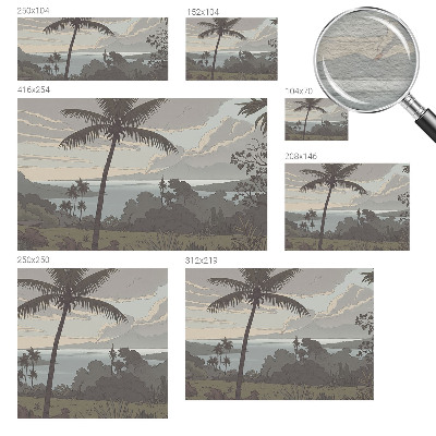 Fototapet decorativ pe perete Oază tropicală