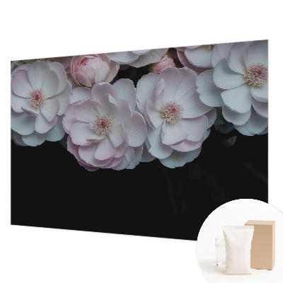 Fototapet modern cu motive florale rustice