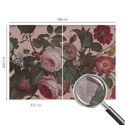 Fototapet Apus de soare cu lavandă