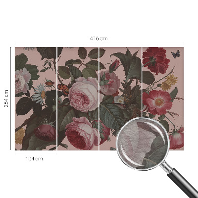 Fototapet Apus de soare cu lavandă