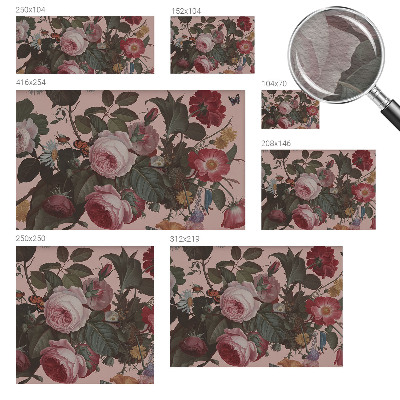 Fototapet Apus de soare cu lavandă