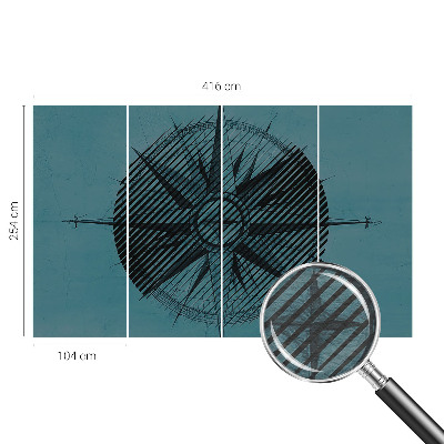 Fototapet vlies pentru dormitor Flamingo delicați