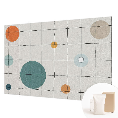 Tapet foto decorativ cu un model abstract în stil conexiune