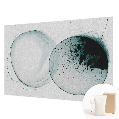 Fototapet la comandă pentru dormitor cu un design abstract colorat