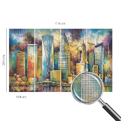 Fototapet decorativ pe perete Abstracție colorată