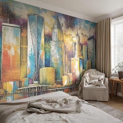 Fototapet decorativ pe perete Abstracție colorată