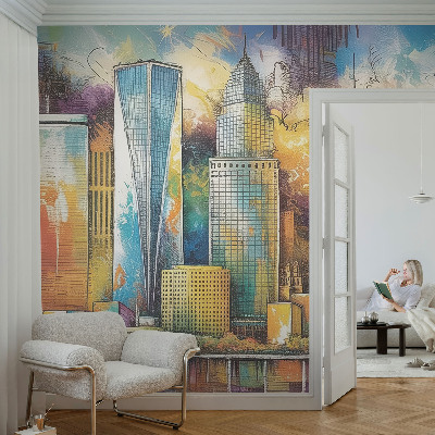 Fototapet decorativ pe perete Abstracție colorată