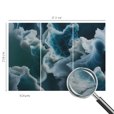 Tapet foto vlies Păsări și flori